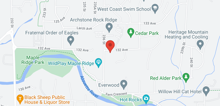 map of 2 23622 132ND AVENUE
